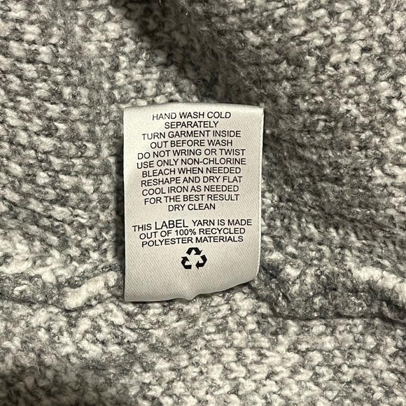 Pink Rose Gray & White Leopard Print Turtleneck Sweater xs - Picture 5 of 5